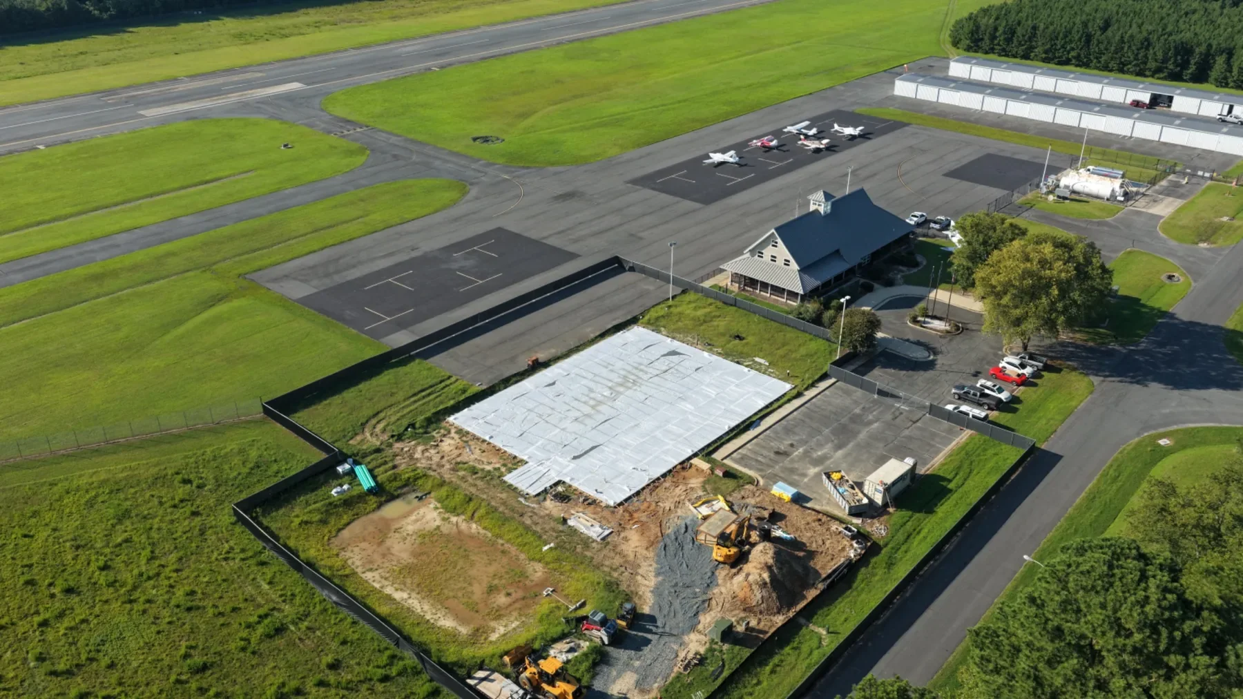 Accomack airport hangar development