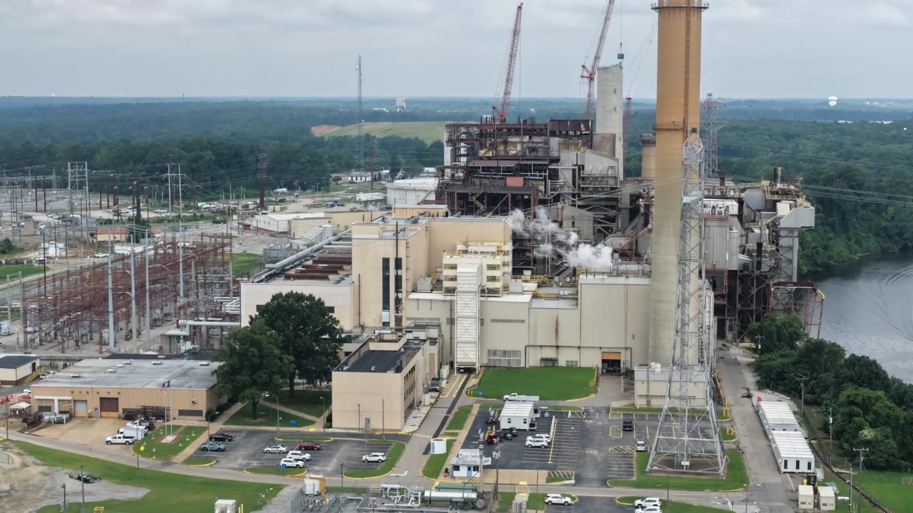 Utility and industrial energy infrastructure aerial documentation