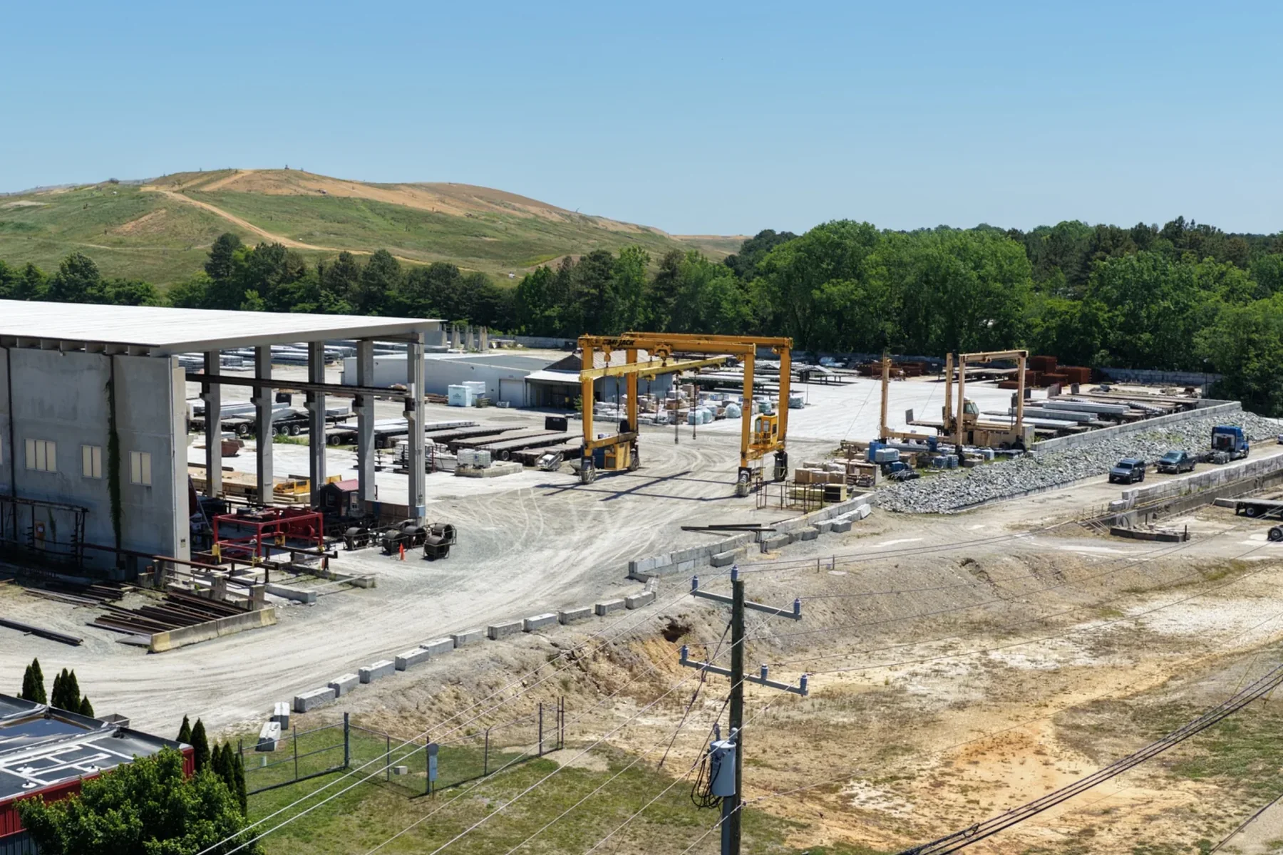 Metromont precast manufacturing yard