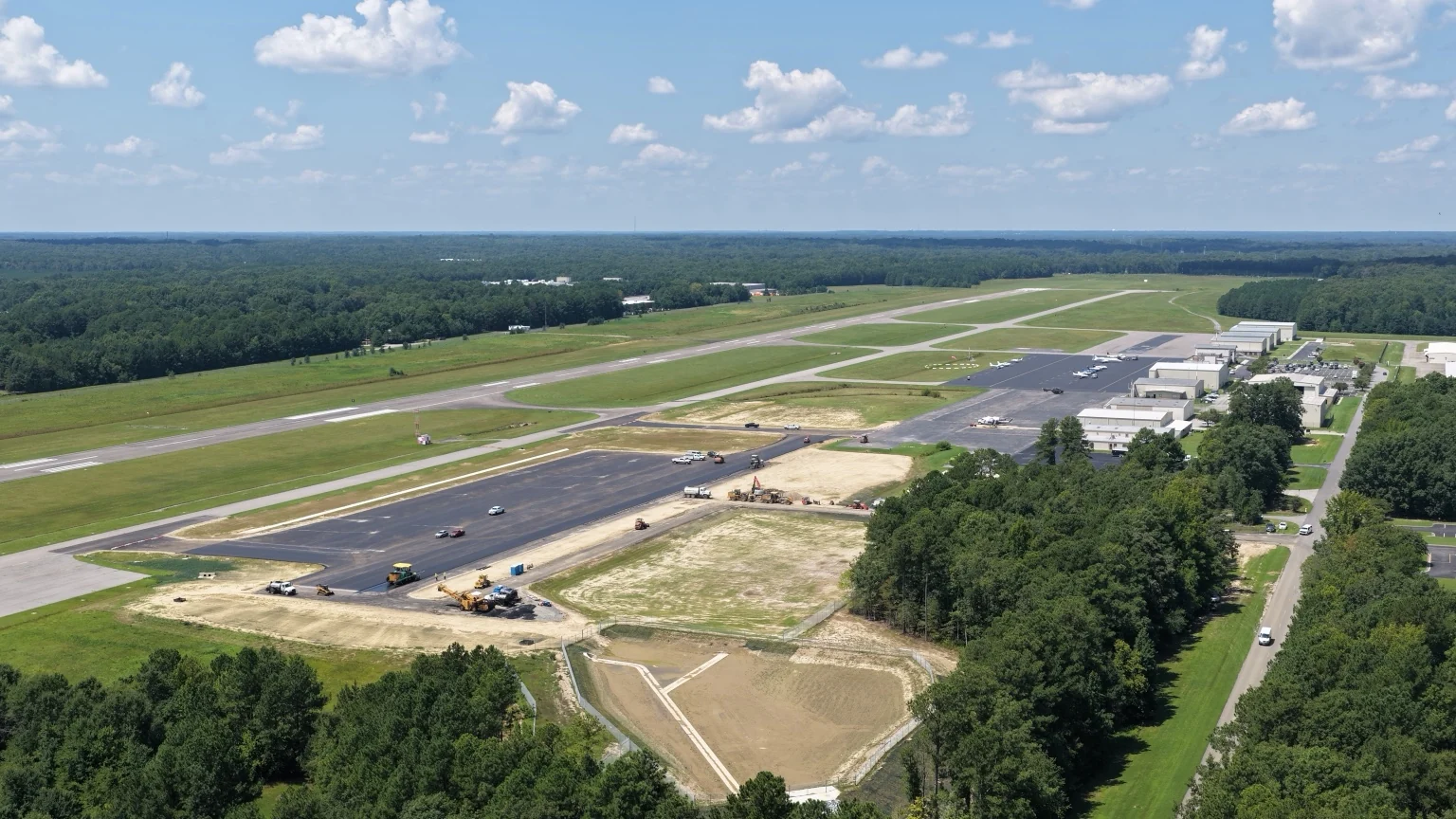 Chesterfield County Airport aerial documentation
