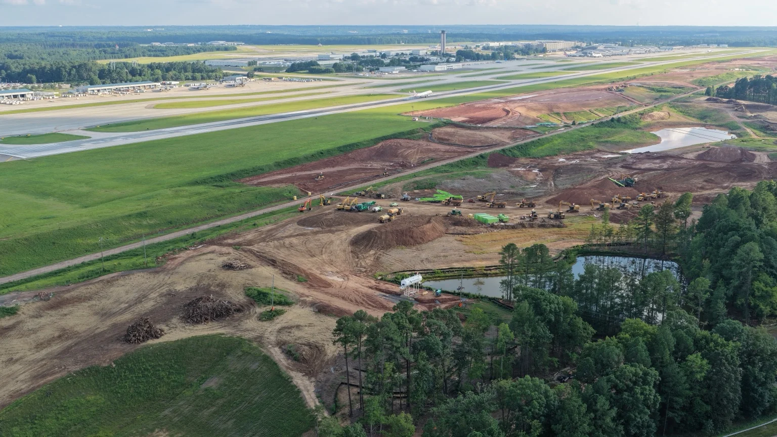 Raleigh-Durham International Airport (RDU) aerial documentation