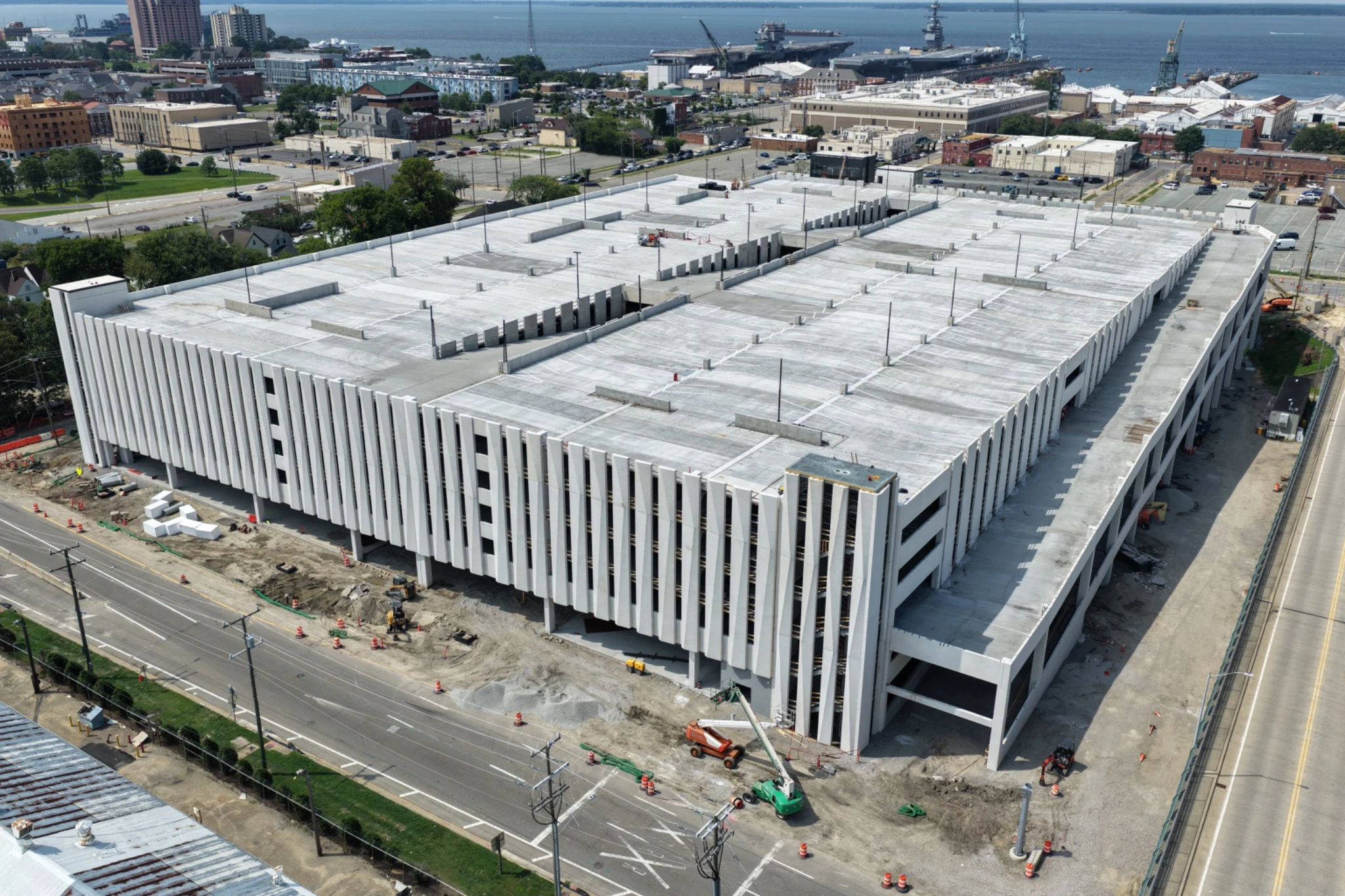 Structured parking progress detail