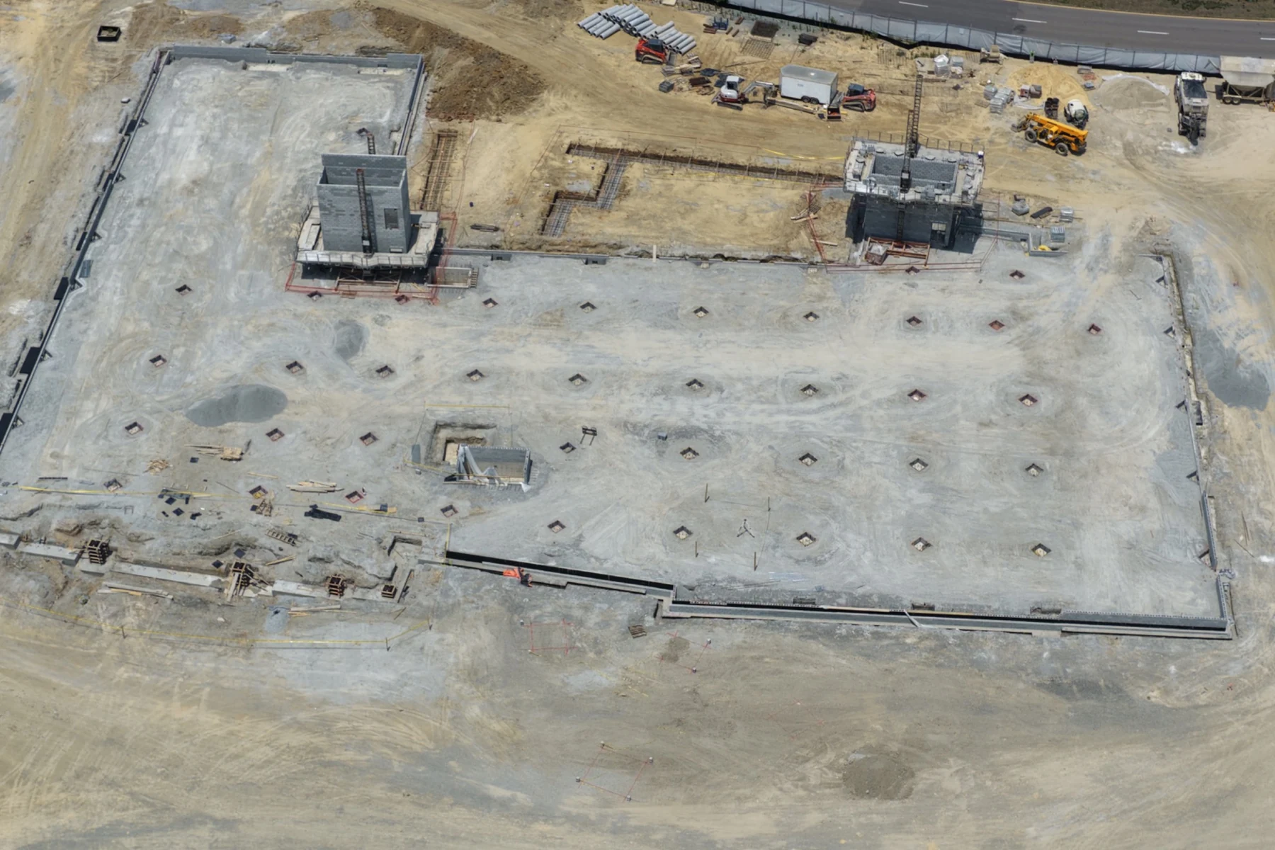 VCU Heart Center foundation and ground conditions on June 7, 2026.